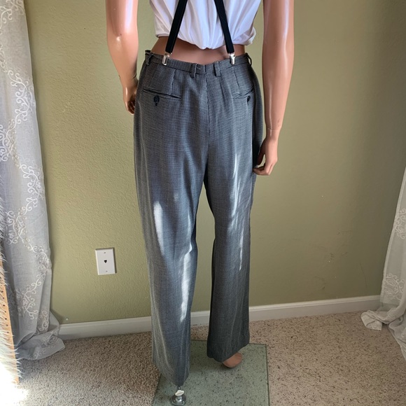 Emporio Armani Vintage Houndstooth Slacks - Picture 7 of 8